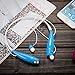 Sport Wireless Bluetooth Headphones, Upgrade Sweatproof Neckband Stereo Earphones  Earbuds-Blue