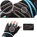 TClian 525 Men's Weight Lifting Gym Gloves with 12