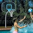 Dunnrite Clear Hoop Swimming Pool Basketball Hoop