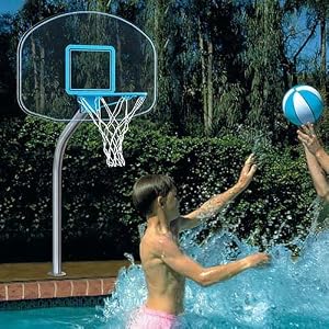 Dunnrite Clear Hoop Swimming Pool Basketball Hoop by 