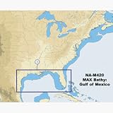 C-MAP NA-M420 C-CARD FORMAT GULF OF MEXICO - BATHY Model # NA-M420-C-CARD
