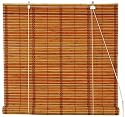 Good Practical Quality Value Retractable - 6ft. Long Popsicle Stick Roll Up Shade Window Blinds - 3ft. Wide