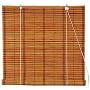 Natural Plain Quick Easy Simple to Install - 6ft. Long Popsicle Stick Roll Up Shade Window Blinds - 2ft. Wide
