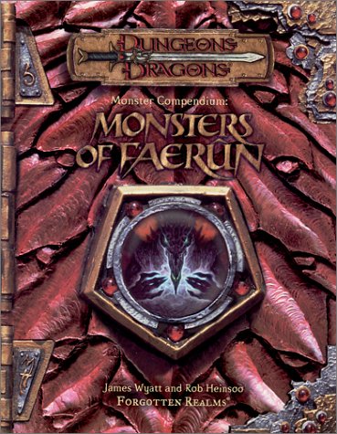 Cover image : Monster Compendium: Monsters of Faerun (AD&D Accessory)