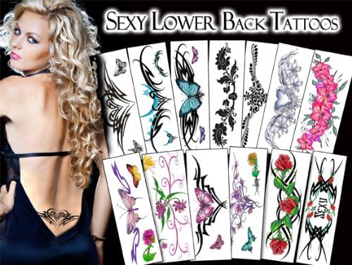 Sexy Lower Back Temporary Tattoos