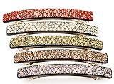 L. Erickson Swarovski Pave Barrette