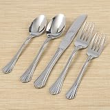 Oneida Stafford 65-Piece Flatware Set with Caddy, Service for 12