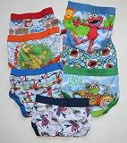 Sesame Street Toddler Boy's Brief Pack - 7 Pair - Multi-Character Size: 2T-3T