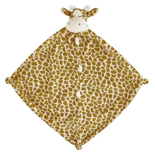 Angel Dear 14 x 14 Blankie in Brown Giraffe