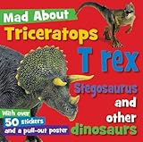 Triceratops, T rex, stegosaurus, and other dinosaurs