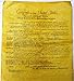 Declaration of Independence 23 X 29, Constitution of The U.S. 23 X 29, Bill of Rights 23 X 29 Posters Art Poster Print, 24x30