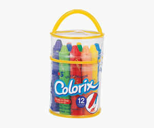 Childrens Toyshop  Toys : Amos Colorix 12 Silky Crayons