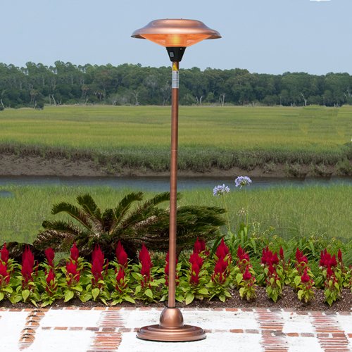 Floor Standing Copper Finish Halogen Heater