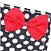 CFHKStore Pocket Polka Apron Ruffle Dot Canvas Style Cooking Uniform Smart Adorable