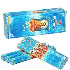 【HEM/ヘム】《ブッダ》へキサパック/インド/お香/インセンス/スティック/6角(20本入)×6箱