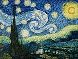 Art Reproduction Oil Painting - Van Gogh Paintings: Starry Night - Extra Large 36 X 48 - Hand Painted Canvas Art