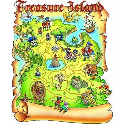 Treasure Map 200pc Childrens Jigsaw Puzzle by Tom Pansini