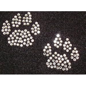 Paw-Tracks-or-Prints-Iron-On-Rhinestone-Crystal-Transfer
