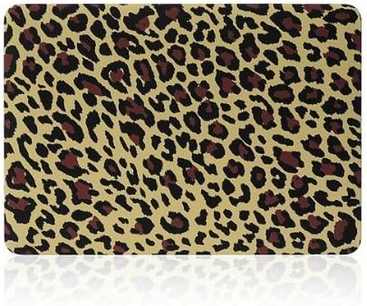 CLEARANCE SALE - Yellow Leopard Print Rubberized Hard Case Cover for Macbook Pro 15.4" with Retina Display Model: A1398