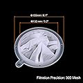 PATIKIL 6.1" O.D. Food Filter Strainer, 300 Mesh