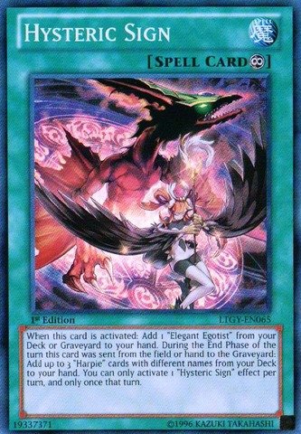 Yu-Gi-Oh! - Hysteric Sign (LTGY-EN065) - Lord of the Tachyon Galaxy - 1st Edition - Super Rare On Sale
