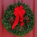Worcester Christmas Wreath Classic 24-Inch Maine Balsam Christmas Wreath