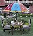 Lalhaveli Ethnic Handmade Floral Embroidery Work Design Cotton Garden Umbrella 52 X 72 Inches RS.10560.00