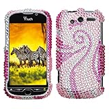 HTC myTouch 4G Phoenix Tail Diamante Protector Cover Case