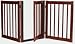 32" Wood Free Standing Walk-Through Gate (3-Panel 