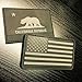American Sheepdog US Flag Patch - Ghost Edition