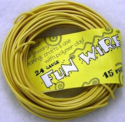 Fun Wire 24 Gauge Coil - Buttered Popcorn