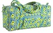 Maggi B French Country Kiwi Blossom Quilted Cotton Gym Tote