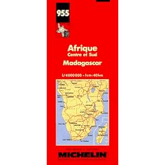 Michelin Africa Central, South, and Madagascar Map No. 955 (Michelin Maps & Atlases)