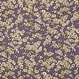 V&A Fabric - Tree Buds (Tan)