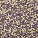 V&A Fabric - Tree Buds (Tan) - 1 Metre