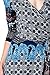 On Trend Paris Dress Blue Paisley Bohemian 3/4 Sleeve Long Maxi Dress