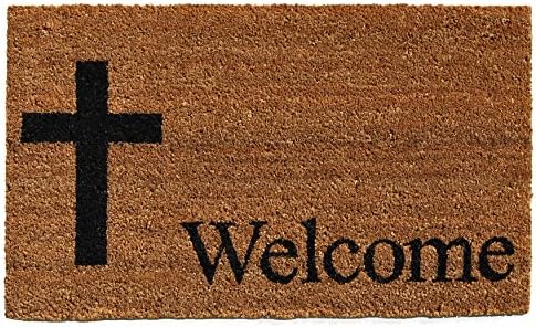 Home & More 12175 Cross Welcome Doormat