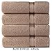 COTTON CRAFT Ultra Soft Washcloths - 12 Pack - 12x12-100% Cotton Facecloths - Baby Wash Cloths - Absorbent Quick Dry Everyday Luxury Hotel Bathroom Kitchen Spa Gym Pool Camp Dorm - 580 GSM - Linen