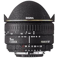 Sigma 15mm F2.8 EX Diagonal Fisheye Lens for Nikon SLR Camera