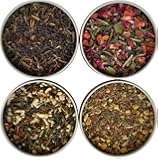 Heavenly Tea Leaves Tea Sampler Gift Set - 4 Bestselling Cans - Approximately 20 Servings of Tea Per Can