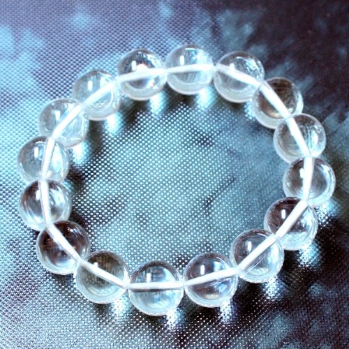 Gem Art ( ジェムアート ) 天然石 クリスタル ( 水晶 ） 数珠 ブレスレット 12mm