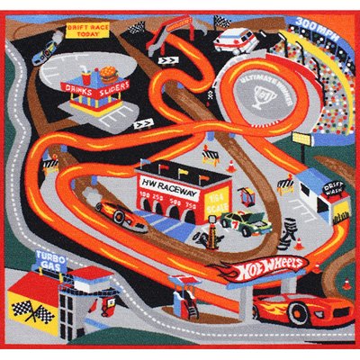 hot wheels play rug