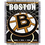 Boston Bruins Jacquard Woven Throw Blanket