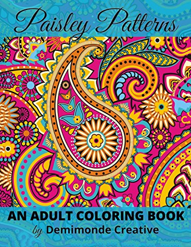 paisley patterns an adult coloring book