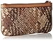 Nine West Table Treasures EW Wristlet, Camel/Grey/Multi Dark Camel, One Size