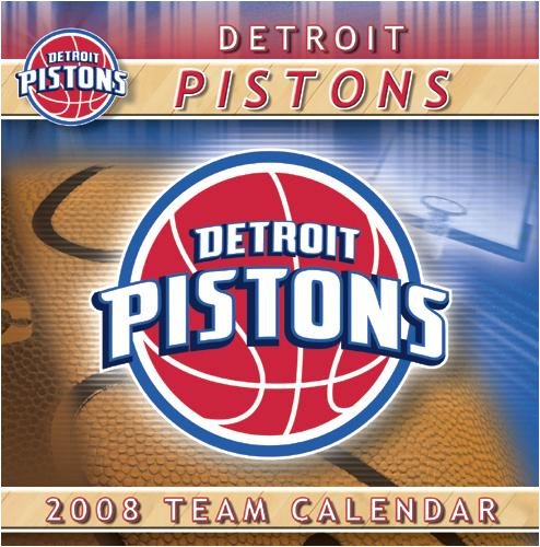 Detroit Pistons 2008 Desk Calendar