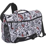 High Sierra Tank Messenger Bag (Ink Riot, Black)