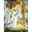 MINI Angel of light 100pc 7x9 Inch Jigsaw Puzzle by Lena Liu