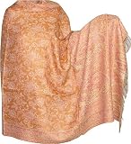 Paisley Shawl Antique Design Floral Wool India Multi-Colored 40 x 80 (psley246)