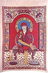 Kalamkari Paintings Pen Drawings on Cloth 40 x 28 inches (kmp002)